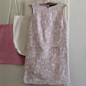 Victoria Beckham for Target blush jacquard shift